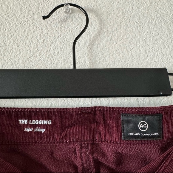 Adriano Goldschmied the legging super skinny red corduroy jeans size 27 - Picture 6 of 6